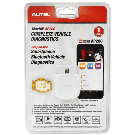 Autel Ap200 Advanced Smartphone Vehicle Diagnostics App AP200